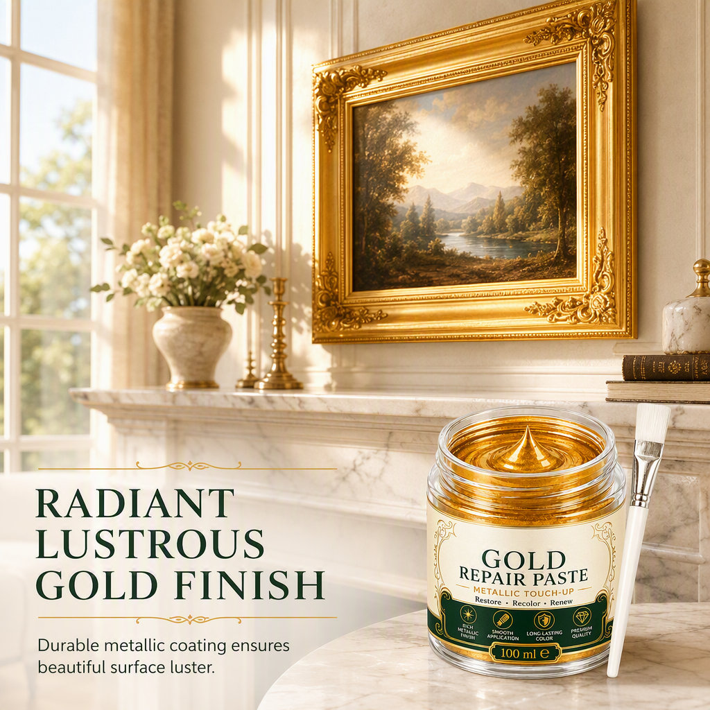 🎁Last Day 49% OFF🔥✨ Gold Metallic Restoration Paste – Restore & Refresh Your Home Decor 🎨