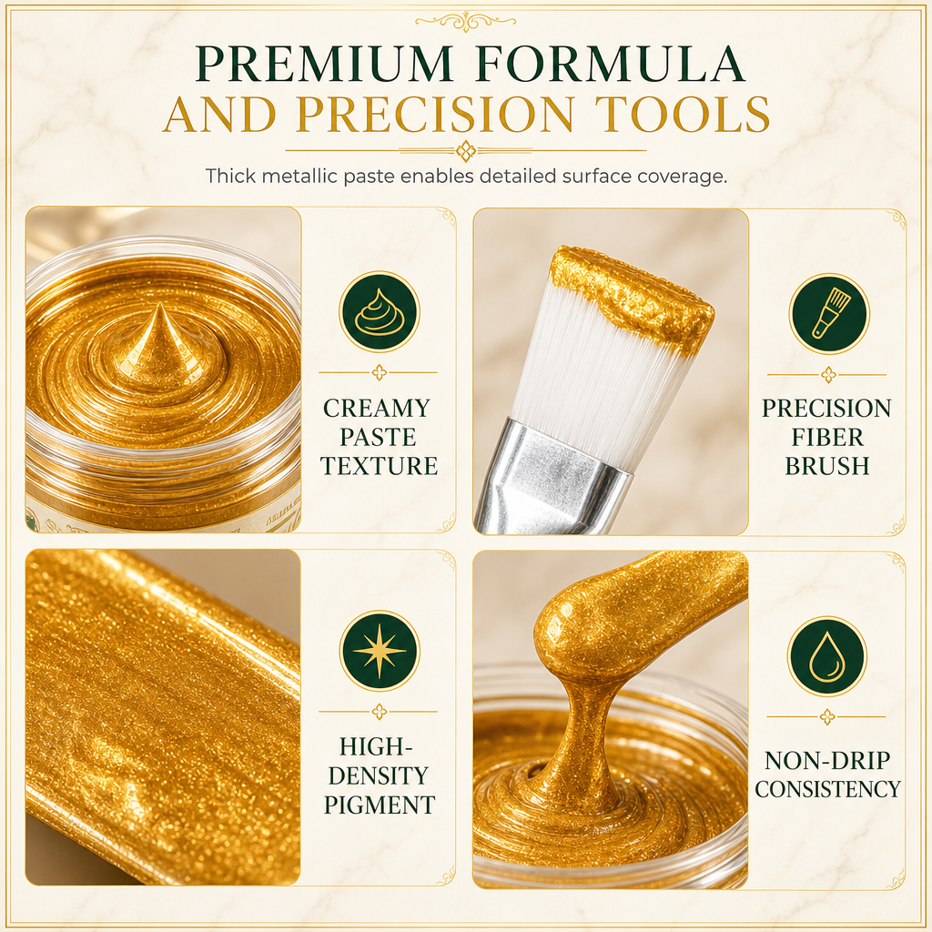 🎁Last Day 49% OFF🔥✨ Gold Metallic Restoration Paste – Restore & Refresh Your Home Decor 🎨