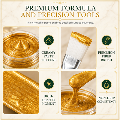 🎁Last Day 49% OFF🔥✨ Gold Metallic Restoration Paste – Restore & Refresh Your Home Decor 🎨
