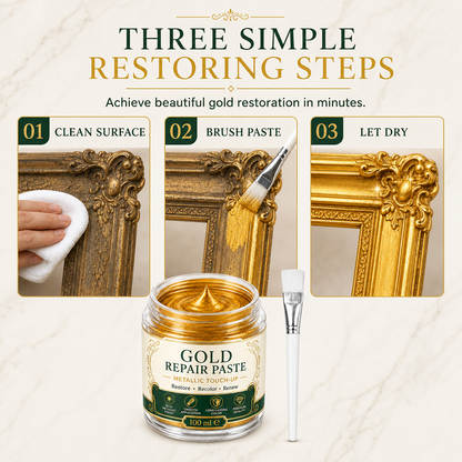 🎁Last Day 49% OFF🔥✨ Gold Metallic Restoration Paste – Restore & Refresh Your Home Decor 🎨