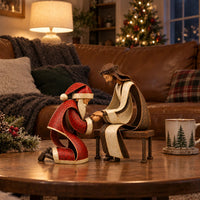 Santa & Jesus Pair