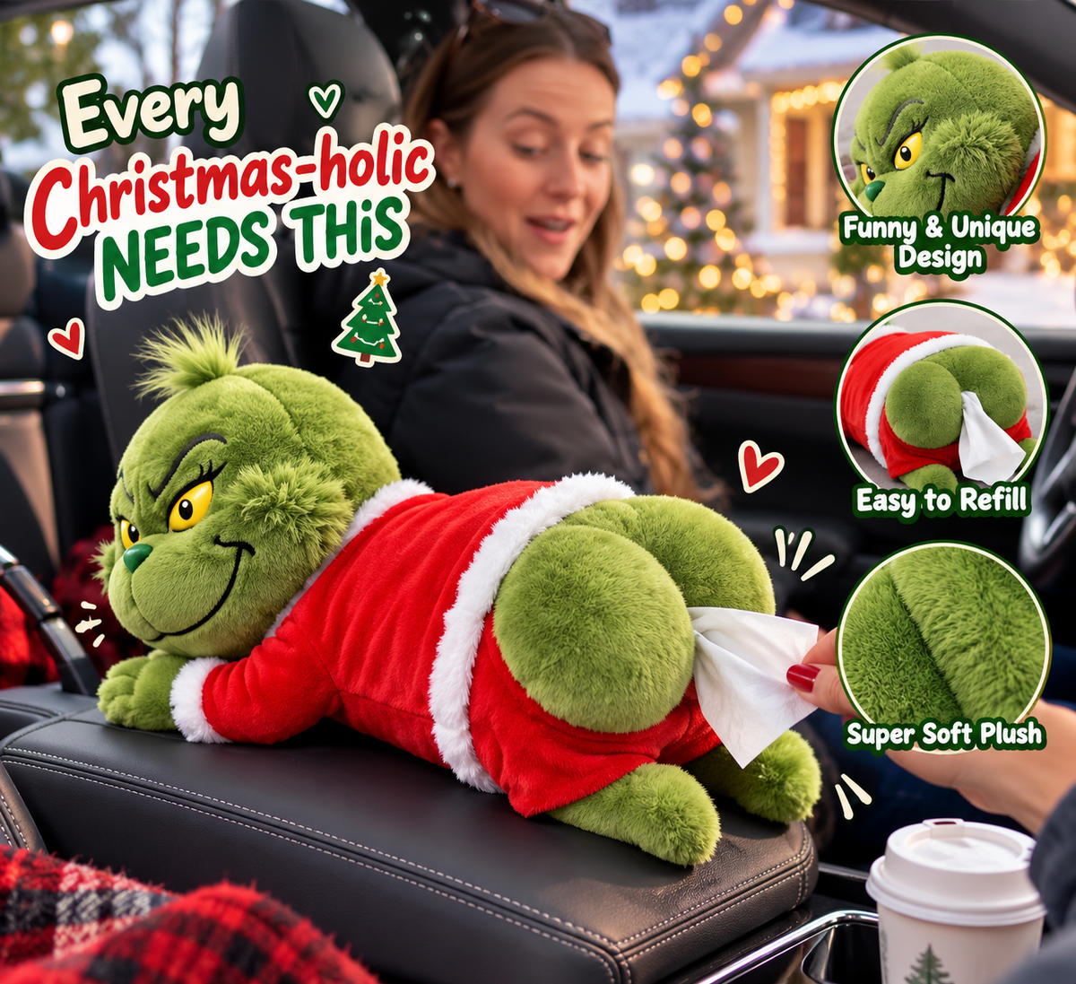 ✨Christmas gift 50%OFF🎁The Grumpy Bum Tissue Holder